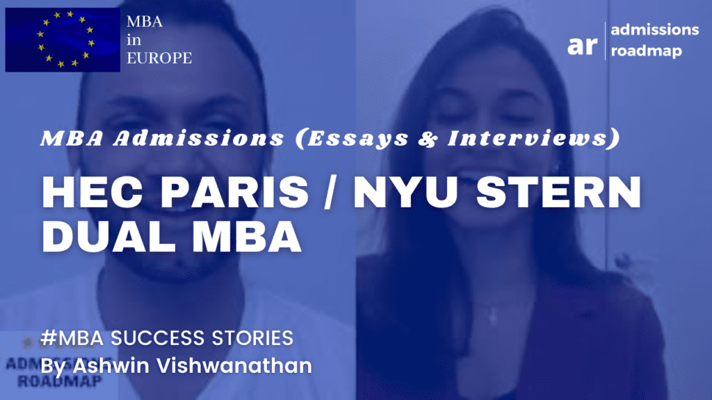 HEC Paris NYU Stern Dual MBA