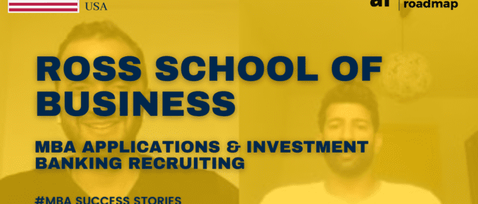 Michigan Ross School of Business MBA Application